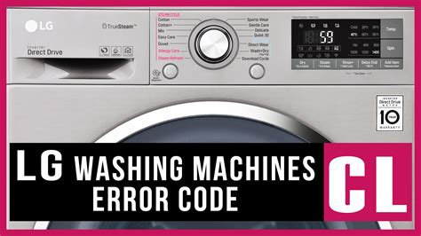 ue lg washer code|How to Fix UE Code on LG Washer: Easy Steps for Error